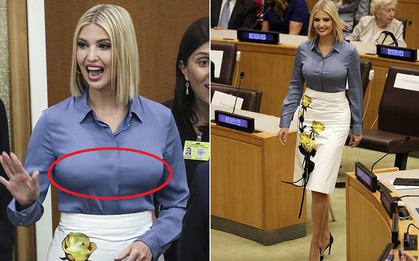 Ái nữ tổng thống Trump không mặc nội y, diện áo bó sát khi dự sự kiện và bị chê “rẻ tiền, lố lăng”