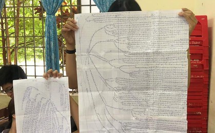 Dân chuyên Văn gây choáng với chiếc sơ đồ tư duy "siêu to khổng lồ", chằng chịt chữ như mạng nhện nhìn vào hoa cả mắt
