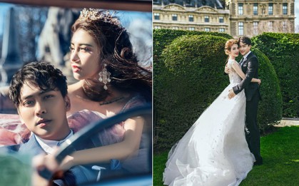 Nàng Rich kid Giang Lê tung bộ ảnh cưới xuất sắc tại Paris, chú rể hóa ra cũng là hot boy nổi tiếng không kém cạnh