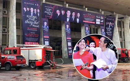 Liveshow của Quang Hà cùng Hoài Linh phải dời địa điểm sau cháy lớn ở Cung văn hoá hữu nghị Việt Xô