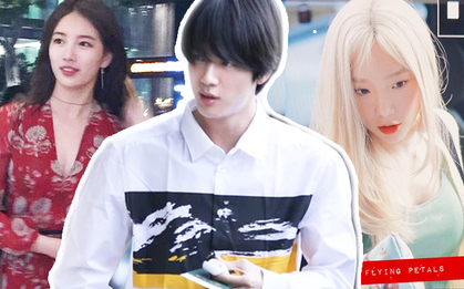 5 sao Hàn ngoài đời đẹp siêu thực đến nỗi fan "đứng hình": Jin quá thần thánh, Suzy và Taeyeon ai đỉnh hơn?
