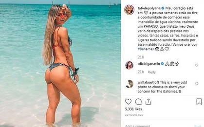 Hàng loạt người dùng Instagram khiến dân mạng "nóng mắt" vì đăng ảnh gợi cảm nhưng nội dung lại là... cầu nguyện cho siêu bão Dorian