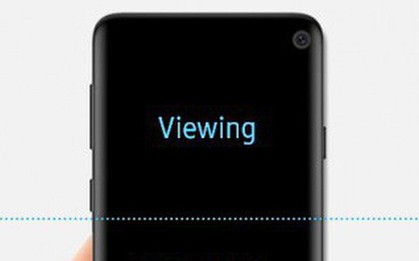 Samsung vô tình tiết lộ thiết kế màn hình đục lỗ cùng viền cực mỏng của Galaxy S10