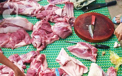 TP.HCM: Gần một tấn heo lở mồm long móng bị tuồn vào chợ đầu mối tiêu thụ Tết