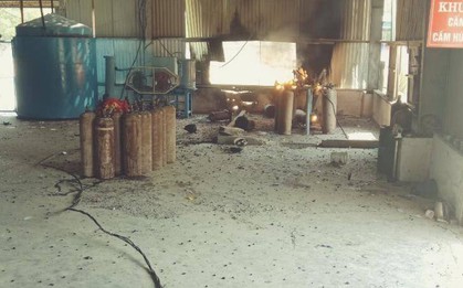 Nổ đường ống dẫn khí trong lúc sang chiết gas, 3 công nhân bị thương nặng