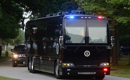 Khám phá siêu xe bus chống đạn “Ground Force One” dành cho Tổng thống Mỹ