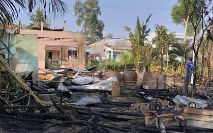 Bạc Liêu: Hỏa hoạn trong đêm thiêu rụi 3 căn nhà, 1 người tử vong