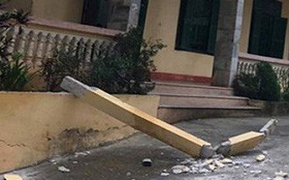 Vụ bê tông lan can trường học rơi: 1 học sinh đã tử vong