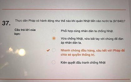Đáp án đề thi Sử vào lớp 10 của Sở Giáo dục Hà Nội sai do...lỗi kỹ thuật
