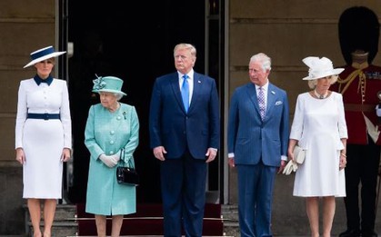 Anh bắn 41 phát đại bác đón Tổng thống Trump