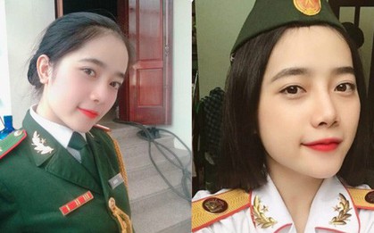 Mặc quân phục chụp hình, cô gái khiến dân mạng "truy tìm" ráo riết