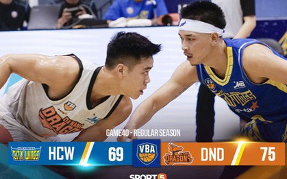 Trả nợ sòng phẳng trước Hochiminh City Wings, Danang Dragons thắp lại hy vọng vào top 4