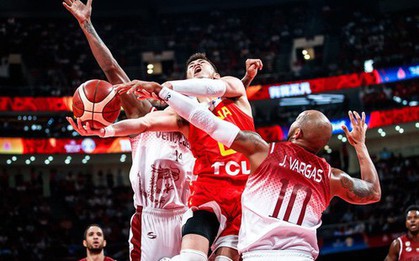 Thất thủ trước Venezuela, chủ nhà Trung Quốc tức tưởi xuống vòng đấu phân hạng FIBA World Cup 2019