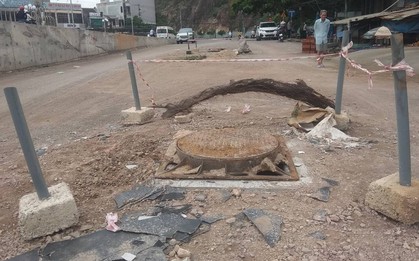 Cháu bé lọt xuống cống bị nước cuốn đi hàng trăm mét