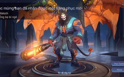 Liên Quân Mobile: Garena tặng khuyến mãi Maloch Ông Kẹ và 4 vé quay cho game thủ, hạn tới 31/10