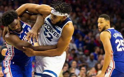 2 gã khổng lồ của NBA nhận án phạt nặng vì "tẩn" nhau trên sân bóng