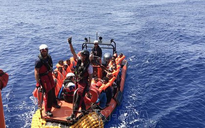 Hải quân Libya cứu 200 người di cư bất hợp pháp
