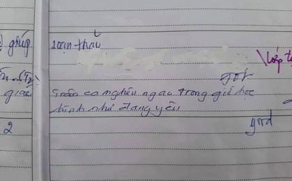 Nữ sinh nghêu ngao hát trong giờ học bị ghi sổ đầu bài, lời tiên đoán của thầy giáo bộ môn khiến ai nấy đều phì cười