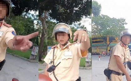 Làm rõ cảnh sát giao thông TP.HCM chửi tục khi bị tài xế phản ứng
