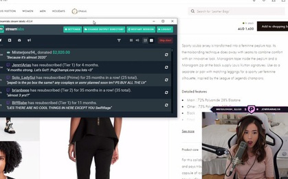 Đang ngắm chiếc áo Louis Vuitton phiên bản LMHT, nữ streamer được fan donate hơn 45 triệu đồng để mua luôn cho nóng