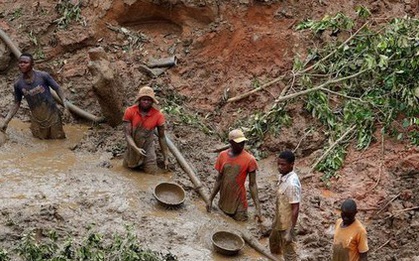 Sập mỏ vàng khiến 30 người thiệt mạng tại CHDC Congo