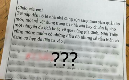 Tết đến mà học trò chưa chịu trả tiền photo, thầy giáo đưa ra tối hậu thư hài hước khiến ai đọc cũng phải chột dạ trả tiền ngay