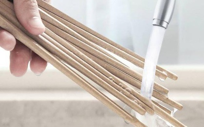 Đũa được dùng trong thời gian dài không đổi, sử dụng không đúng cách có thể ẩn giấu vi khuẩn gây ung thư gan