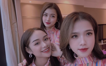 Hình ảnh đời thường của 2 girl xinh theo bạn gái tin đồn Quang Hải cổ vũ trận U23 Việt Nam gặp Triều Tiên