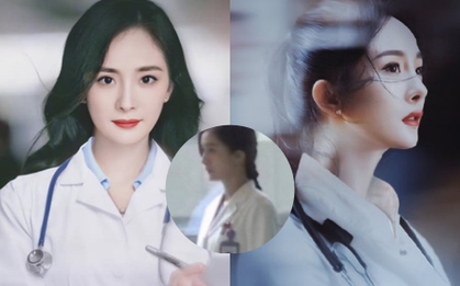 Xuýt xoa với vẻ đẹp bất chấp ảnh dung lượng thấp của Dương Mịch ở hậu trường Cảm Ơn Bác Sĩ