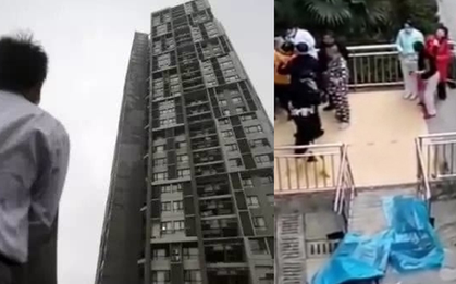 Cụ ông 70 tuổi tự tử từ tầng 12, rơi trúng một người đang nghe điện thoại bên dưới khiến nạn nhân tử vong tại chỗ