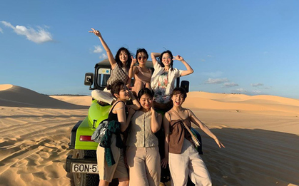 Nữ diễn viên phim Sky Catsle Kim Hye Yoon khoe ảnh du hí Việt Nam nhân dịp năm mới cùng hội chị em bạn dì khiến cộng đồng mạng đứng ngồi không yên