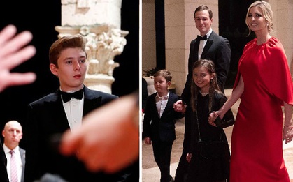 Gia đình Tổng thống Trump tề tựu trong tiệc năm mới: Ivanka xinh đẹp hút hồn nhưng Barron vẫn gây chú ý nhất với vẻ ngoài như "nam thần"