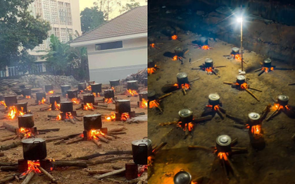 Hàng trăm nồi bánh tét "đỏ lửa" ở Kon Tum khiến bao người xao xuyến: "Tết đã đến rất gần rồi"