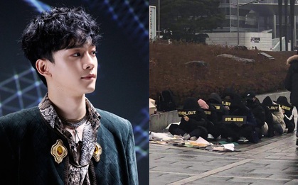 Fan Hàn hùng hổ biểu tình đòi Chen rời EXO, ai dè chỉ vài mống đến dự trong khi fan quốc tế liên tục đòi giữ nhóm 9 người