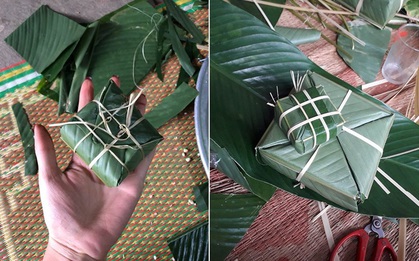 Rộ mốt làm bánh chưng mini đón festival Âm lịch: Sáng kiến vượt qua cái Tết không gì mắc bằng thịt lợn ư?