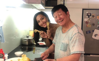 Vừa công khai, Hoài Sa đã về nhà Trọng Hiếu dự tiệc tất niên, xuống bếp cùng bố bạn trai như con trong gia đình
