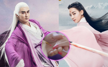 Tình tứ "làm nail" cho Địch Lệ Nhiệt Ba, Cao Vỹ Quang biến mình thành trò "tấu hài" cho khán giả Chẩm Thượng Thư
