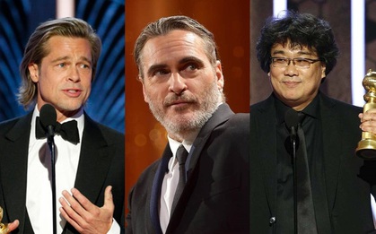5 khoảnh khắc ấn tượng Quả Cầu Vàng 2020: Joaquin Phoenix bật khóc nhớ về "Gã Hề" Joker, Brad Pitt hội ngộ vợ cũ