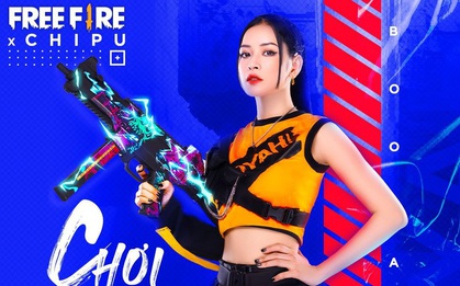 Free Fire: "Cơ trưởng Chi Pu" bất ngờ xuất hiện với tạo hình súng ống "căng đét"