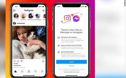 Facebook thực hiện cập nhật lớn đầu tiên trong kế hoạch liên kết Instagram, Messenger và WhatsApp