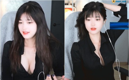 Nhận cơn mưa donate từ phía fan, nữ streamer xinh đẹp liên tục cởi cúc, vạch áo khoe vòng một gợi cảm