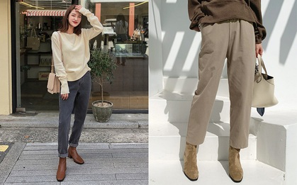 Công thức boots + quần với 3 chiêu nâng tầm 100% thời thượng cho các nàng mùa lạnh này