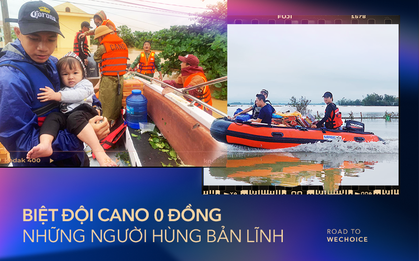 Những người hùng bản lĩnh của “Biệt đội cano 0 đồng": Làm việc hết công suất để ứng cứu hàng trăm người mắc kẹt tại “rốn lũ” miền Trung