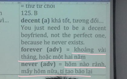 Thầy giáo giải nghĩa từ vựng tiếng Anh tưởng sai hết cả, ngẫm một hồi mới thấy chí lí quá: Vựa muối của lớp học là đây!