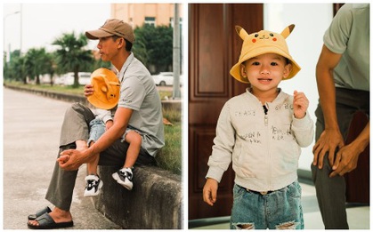 Người cha vừa ru con nhỏ vừa dõi theo con lớn nhập học: Bố mẹ vẫn luôn chờ đợi chúng ta như thế!