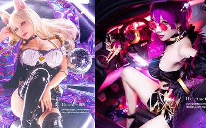 Nữ thần cosplay Hane Ame "đốt mắt" người xem với bộ ảnh trang phục KDA siêu gợi cảm