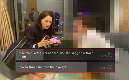 Hương Giang khẳng định clip không dàn dựng nhưng có đến 72% người "ngờ ngợ" về điều đó!