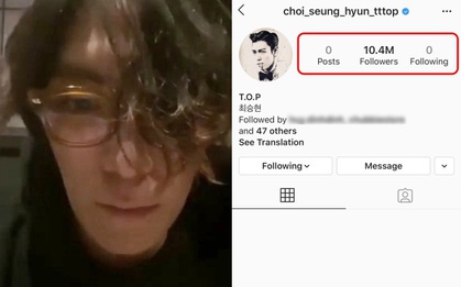 T.O.P bất ngờ xoá sạch sẽ ảnh trên Instagram khiến dân tình hoang mang cực độ, chuyện gì đang xảy ra thế này?