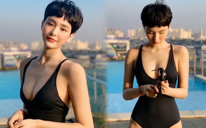 Lâu lắm mới khoe ảnh diện đồ bơi, Hiền Hồ lại khiến dân tình "ná thở" với vóc dáng sexy chuẩn S-line đây này!