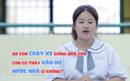 Nữ sinh bật khóc khi nghe chú xe ôm hỏi: "Ba con chạy xe giống chú, con có thấy nhục nhã không?"
